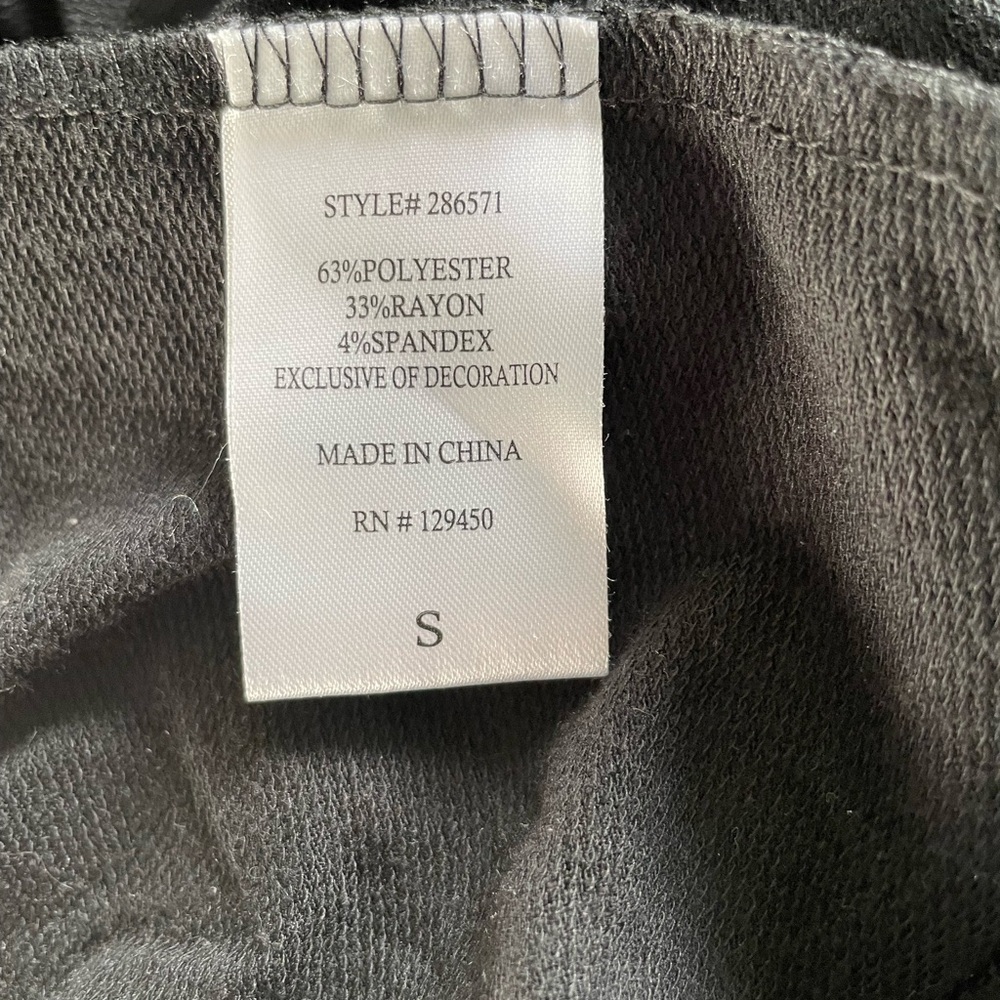 NWOT Black Holiday Long Sleeve Shirt - Picture 3 of 3
